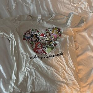 Bella Canvas Kids Merry Christmas Princess Tee - Cream